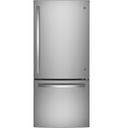 GE GBE21DYKFS 30 inch Bottom Freezer Refrigerator with 20.9 cu. ft. Total Capacity, in Stainless Steel