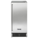 Thor Kitchen TIM1501 15 inch Built-In Ice Maker with up to 50 lbs Daily Production, Ample Storage, LED Lighting and 25 lb Storage, in Stainless Steel