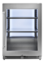 Thor Kitchen TBR24U 24 inch Undercounter Beverage Center with 5.3 cu. ft. Capacity, Triple Pane Glass, in Stainless Steel