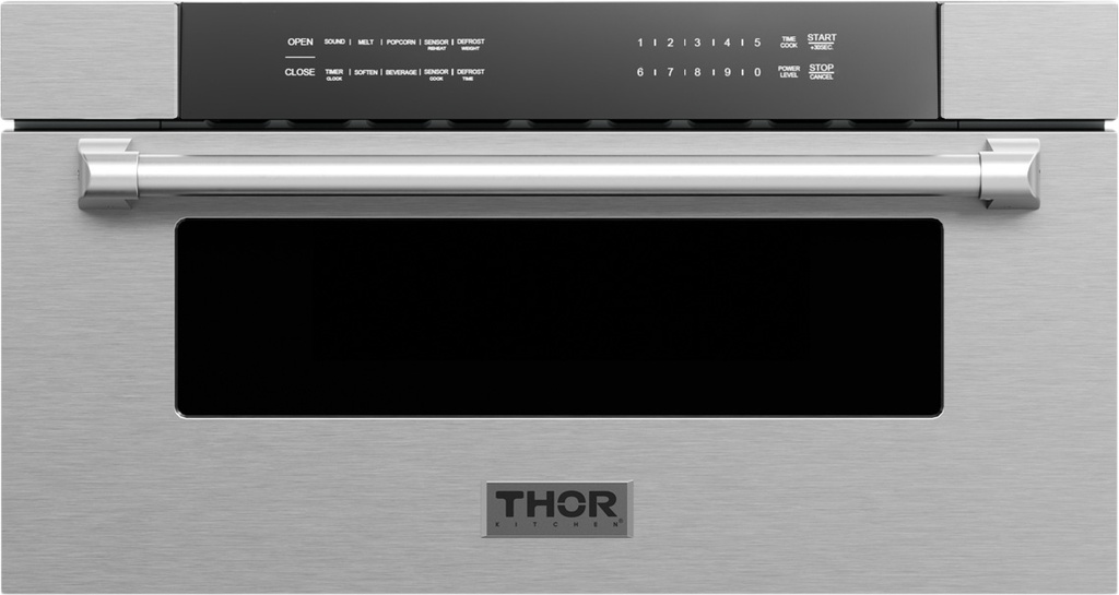 Thor Kitchen TMD3002 30 inch Microwave Drawer with 1.2 cu. ft. Capacity, in Stainless Steel