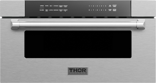 [TMD3002] Thor Kitchen TMD3002 30 inch Microwave Drawer with 1.2 cu. ft. Capacity, Auto Touch Open/Close Control and Multiple Cooking Modes, in Stainless Steel