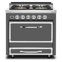 Viking TVDR3614B Tuscany Series 36 inch Dual Fuel Range with 4 Sealed Burners and 3.8 cu. ft. Capacity Oven