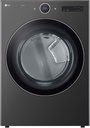 LG DLEX6700B 27 inch Smart Front Load Electric Dryer with 7.4 cu. ft. Capacity, TurboSteam, AI Sensor Dry, in Black Steel