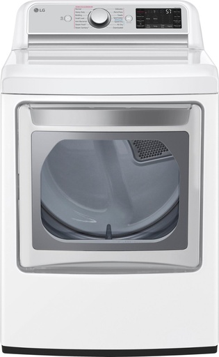 [DLEX7900WE] LG DLEX7900 27 inch Electric Dryer with 7.3 cu. ft. Capacity, Rear Control, TurboSteam