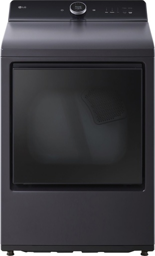 [DLEX8600BE] LG DLEX8600 27 inch Electric Dryer with 7.3 cu. ft. Capacity, Rear Control, EasyLoad Door, AI Sensing and TurboSteam (Matte Black)