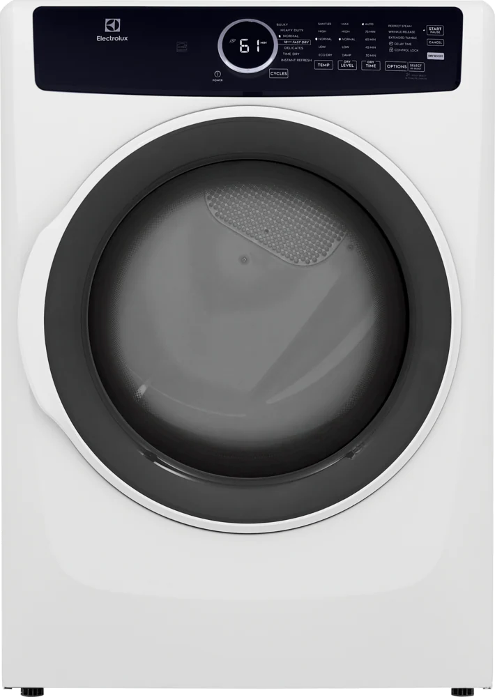 Electrolux ELFE7437A 400 Series 27 inch Electric Dryer with 8 cu. ft. Capacity, 18 Minute Fast Dry, Energy Star