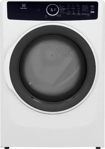 [ELFE7437AW] Electrolux ELFE7437A 400 Series 27 inch Electric Dryer with 8 cu. ft. Capacity, 18 Minute Fast Dry, Energy Star (White)