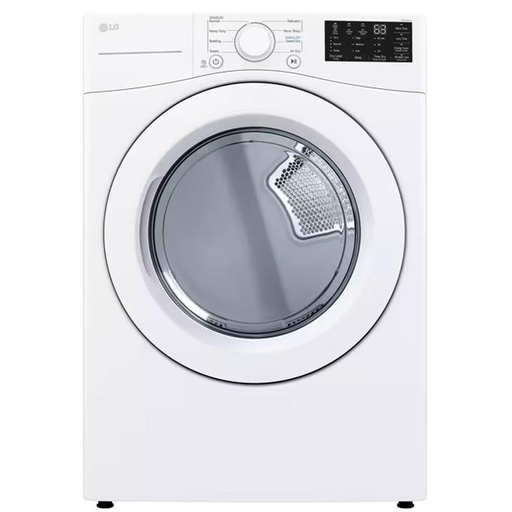 [DLG3471W] LG DLG3471 27 inch Front Load Gas Vented Dryer with 7.4 cu. ft. Ultra Large Capacity, Sensor Dry, FlowSense, Energy Star (White)
