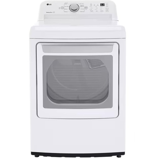 [DLE7150W] LG DLE7150 27 inch Electric Dryer with 7.3 cu. ft. Capacity, Rear Control, Sensor Dry, Energy Star  (White)