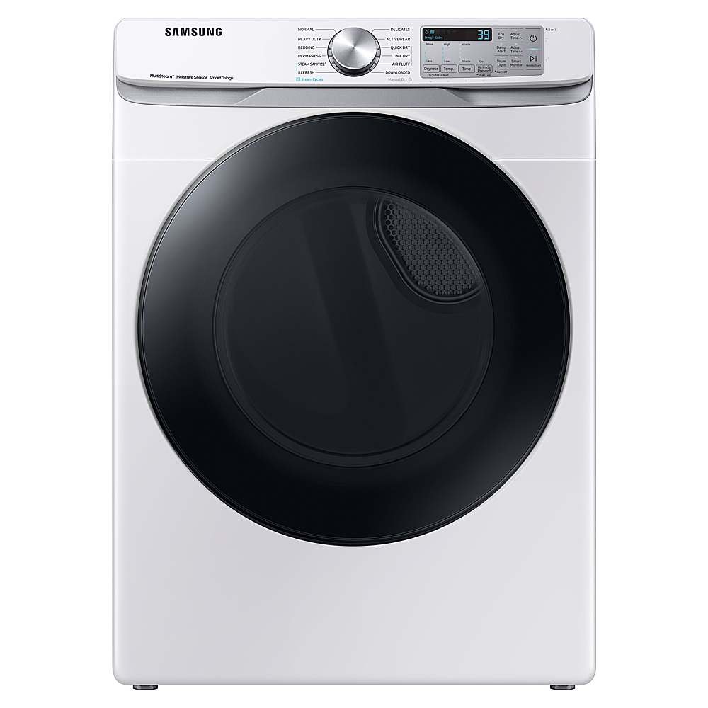 Samsung DVG45B6300 27 inch Smart Front Load Gas Dryer with 7.5 cu. ft. Capacity, Steam Sanitize+, Sensor Dry 