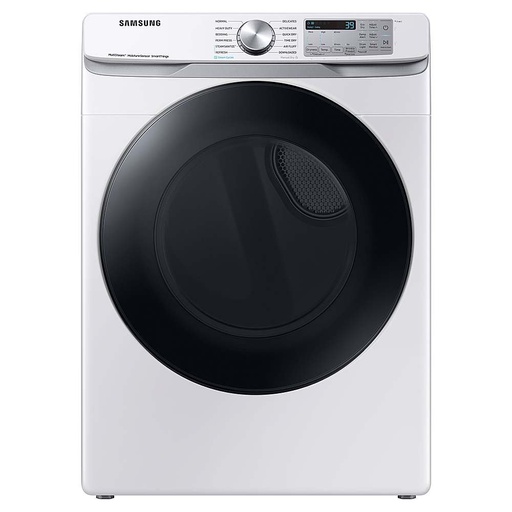 [DVG45B6300W] Samsung DVG45B6300 27 inch Smart Front Load Gas Dryer with 7.5 cu. ft. Capacity, Steam Sanitize+, Sensor Dry  (White)