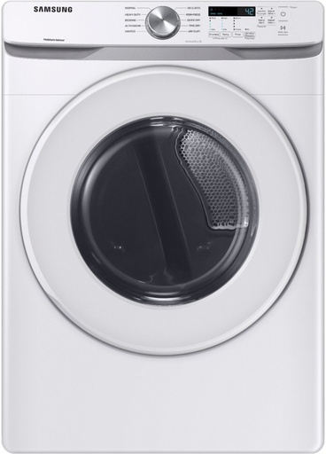 [DVE45T6000W] Samsung DVE45T6000 27 inch Electric Dryer with 7.5 cu. ft. Capacity with Sensor Dry, Smart Care, Interior Drum Light  (White)
