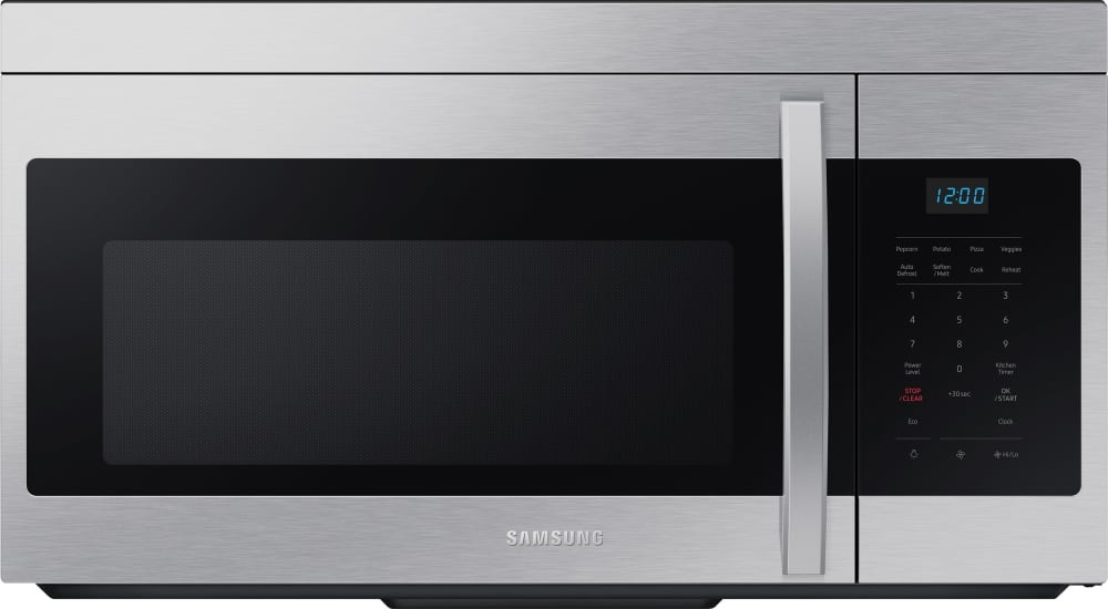 Samsung ME16A4021A 30 inch Over-the-Range Microwave with 300 CFM, 1.6 cu. ft. Capacity, 1000 Cooking Watts, 10 Power Levels, Auto Cook