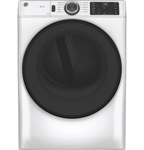 [GFD55ESSNWW] GE GFD55ES 28 inch Smart Front Load Electric Dryer with 7.8 cu. ft. Capacity, Sensor Dry, Energy Star (White)