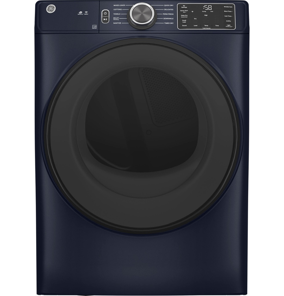 GE GFD55ES 28 inch Smart Front Load Electric Dryer with 7.8 cu. ft. Capacity, Sensor Dry, Energy Star