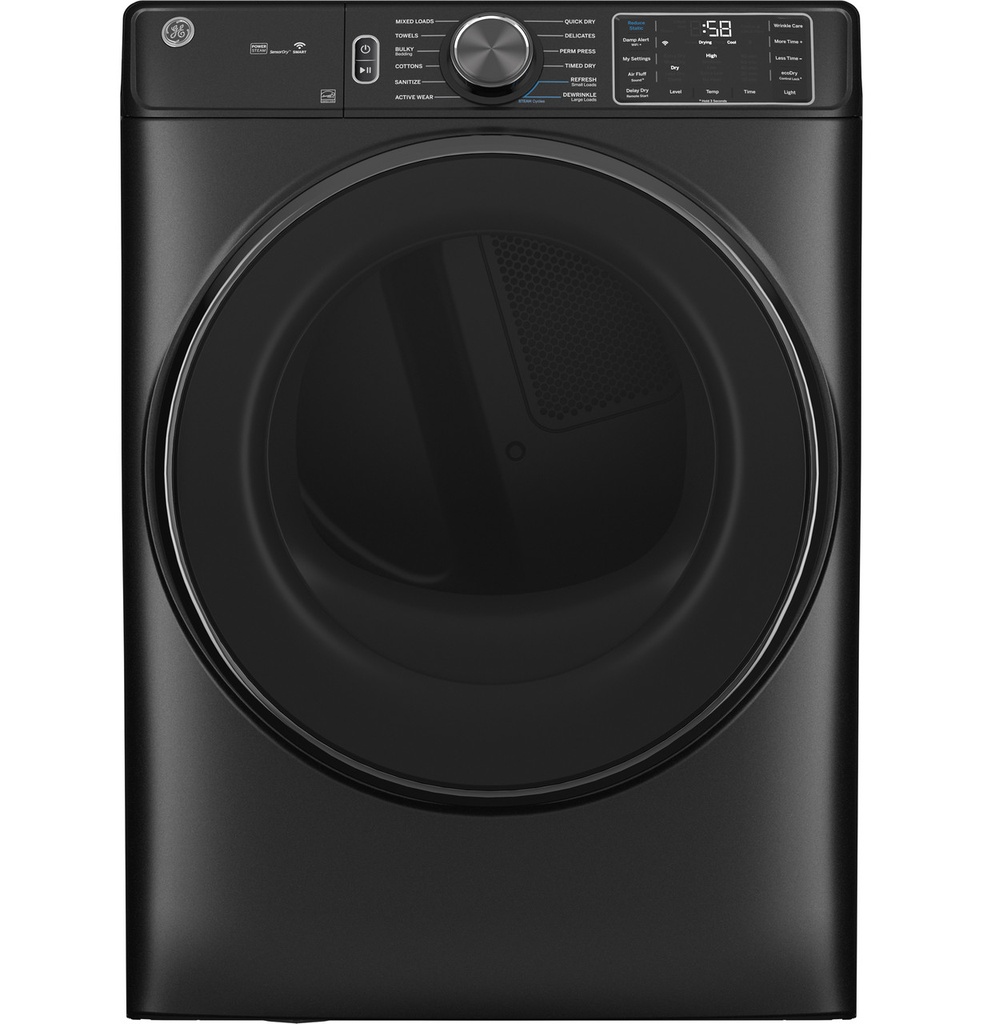 GE GFD65ES 28 inch Smart Front Load Electric Dryer with 7.8 cu. ft. Capacity, Steam, Energy Star