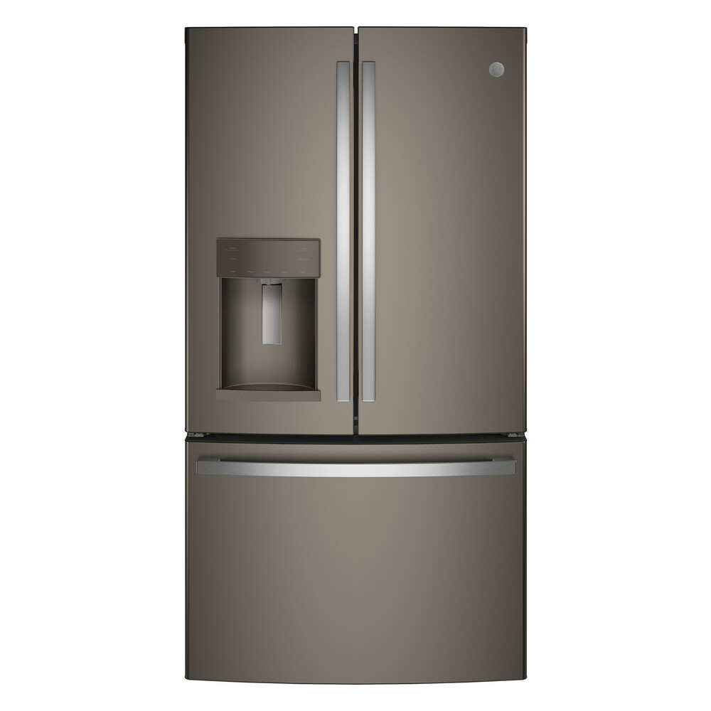 GE GFE28G 36 inch French Door Refrigerator with 27.7 Cu. Ft., ENERGY STAR Rated, Showcase LED Lighting, Space-Saving Icemaker
