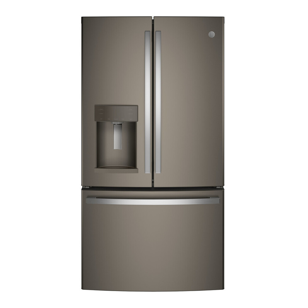 GE GFE28G 36 inch French Door Refrigerator with 27.7 Cu. Ft., ENERGY STAR Rated, Showcase LED Lighting, Space-Saving Icemaker