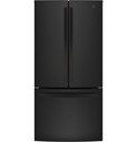 GE GNE25J 33 inch French Door Refrigerator with 24.7 Cu. Ft. Capacity, ENERGY STAR Rated, Internal Water Dispenser and Factory-Installed Icemaker