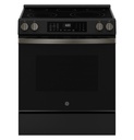 GE GRS600AV 30 inch Smart Slide-In Electric Convection Range with 5 Elements, 5.3 cu. ft. Oven Capacity, No Preheat Air Fry, Energy Star, ADA Compliant
