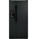 GE GSS23G 33 inch Side-By-Side Refrigerator with 23 Cu. Ft. Capacity, LED Lighting and External Dispenser