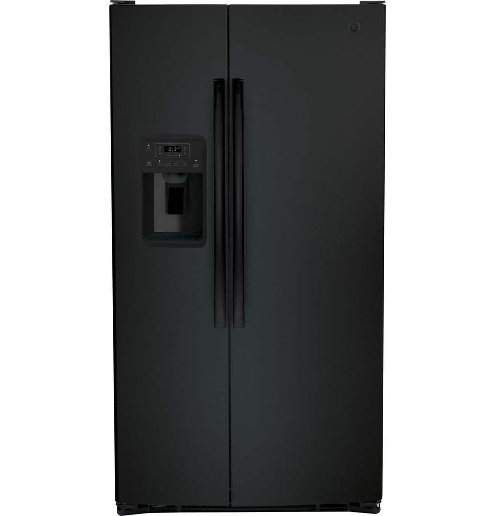 GE GSS25G 36 inch Side-By-Side Refrigerator with 25.3 Cu. Ft. Capacity, LED Lighting and External Dispenser