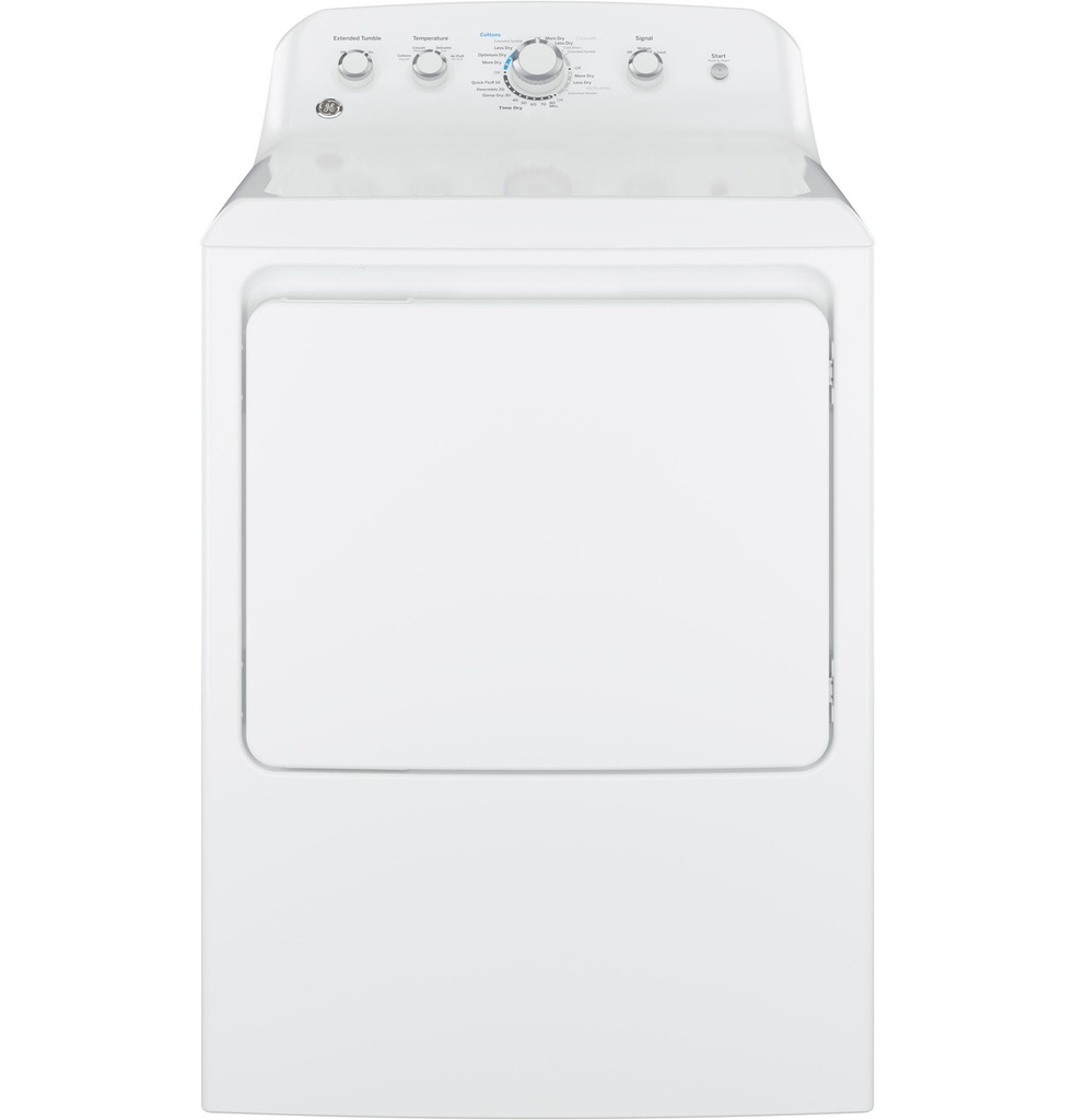GE GTD42EASJWW 27 inch 7.2 cu. ft. Electric Dryer with Up To 120 ft. Venting​