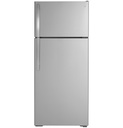 GE GTS18G 28 inch Top Freezer Refrigerator with 17.5 cu. ft. Total Capacity, LED Lighting, and Edge-to-Edge Glass Shelves, Sliding Deli Drawer 