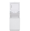 GE GUD27EESNWW 27 inch Unitized Spacemaker ENERGY STAR Stacked Laundry Center with 3.9 Cu. Ft Washer and 5.9 Cu. Ft. Electric Dryer, in White