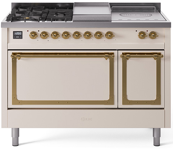 ILVE UN48F Nostalgie II Noblesse 48 inch Dual Fuel Range 