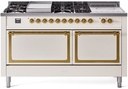 ILVE UN60F Nostalgie II Noblesse 60 inch Dual Fuel Range  
