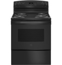 GE JB256 30 inch Freestanding Electric Range with 4 Coil Elements, 5 cu. ft. Oven Capacity, Self Clean and Sensi-Temp Technology