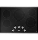 GE JEP5030 30 inch Electric Cooktop with 5 Elements, Keep Warm Setting, Control Lock and Melt Setting