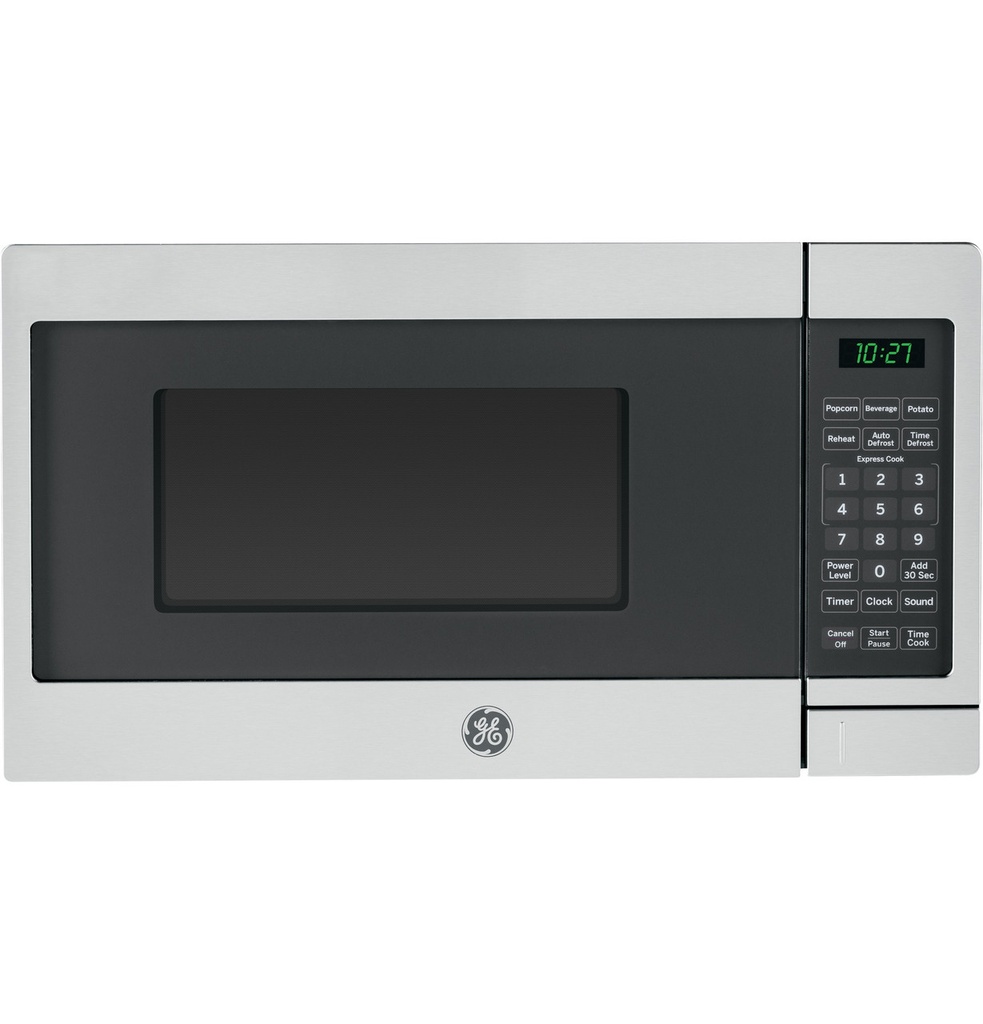 GE JES1072 Countertop Microwave with 0.7 Cu. Ft. Capacity, Control Lockout and Kitchen Timer