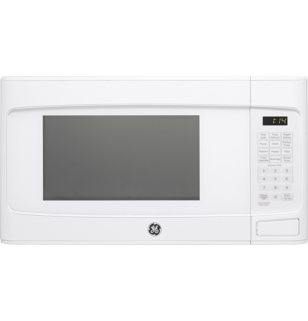 GE JES1145 Countertop Microwave with 1.1 Cu. Ft., 950 Watts Cooking Power and Control Lockout