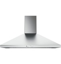 GE JVW5361SJSS 36 inch Wall-Mount Pyramid Chimney Hood with 350 CFM, Electronic Backlit Controls, Dishwasher Safe Filter and Auto-Off in Stainless Steel