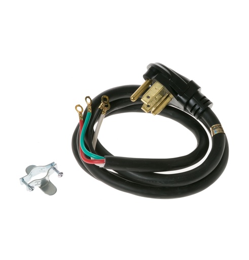 [WX09X10020] GE WX09X10020 6 ft 30 Amp 4 Wire Dryer Cord