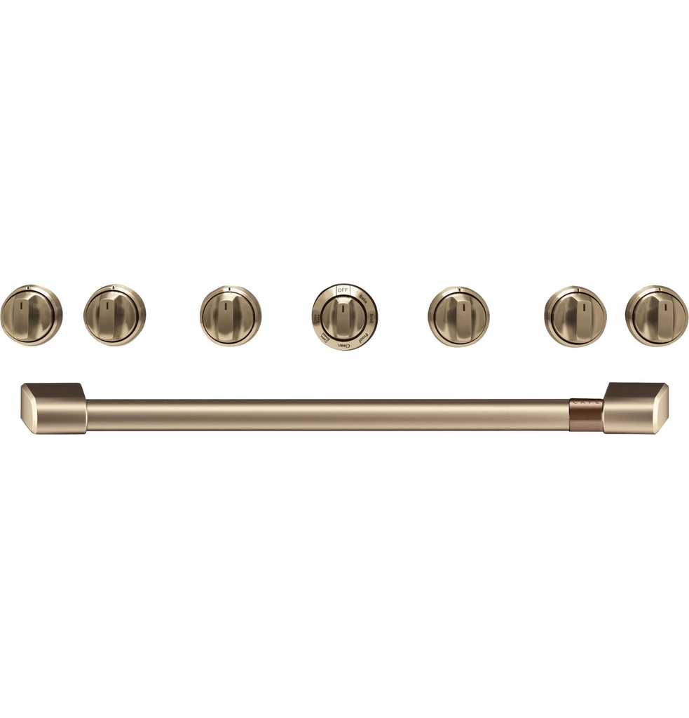 Cafe CXPR6HK 36 inch Handle and Knob Set for Pro Range and Rangetop