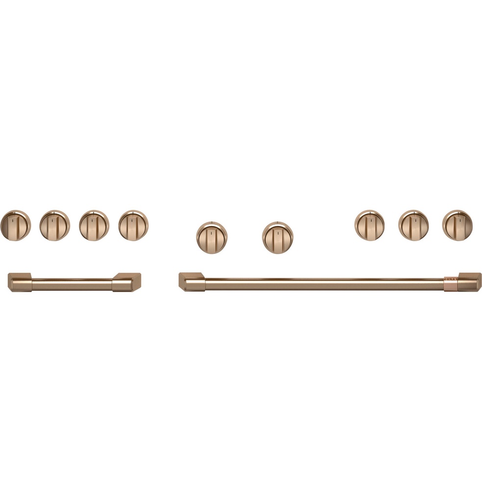 Cafe CXPR8HKPT 48 inch Handle and Knob Set for Pro Range and Rangetop