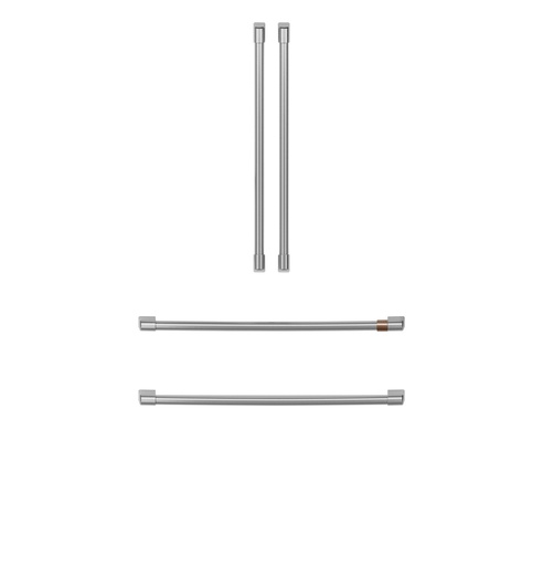 [CXQB4H4PNSS] Cafe CXQB4H4PN Refrigerator Handle Kit (Brushed Stainless)