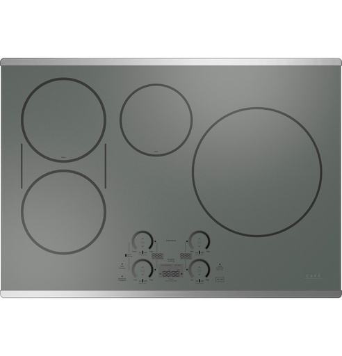 [CHP90302TSS] Cafe CHP9030 30 inch Smart Built-In Touch Control Induction Cooktop with 4 Elements, Precision Temperature Control and Chef Connect (Stainless Steel)