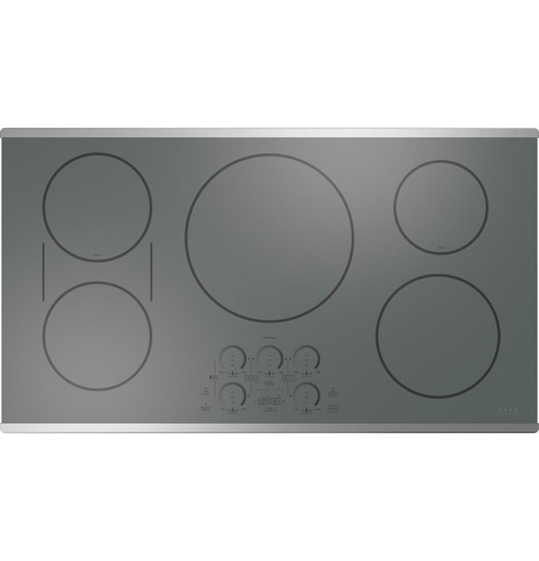 [CHP90362TSS] Cafe CHP9036 36 inch Smart Built-In Touch Control Induction Cooktop with 5 Elements, Precision Temperature Control and Chef Connect (Stainless Steel)