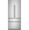 Cafe CIP36NP2VS1 36 inch Smart Built-In Integrated 4-Door French Door Refrigerator with 20.1 Cu. Ft. Total Capacity, Convertible Climate Control Drawer, in Stainless Steel