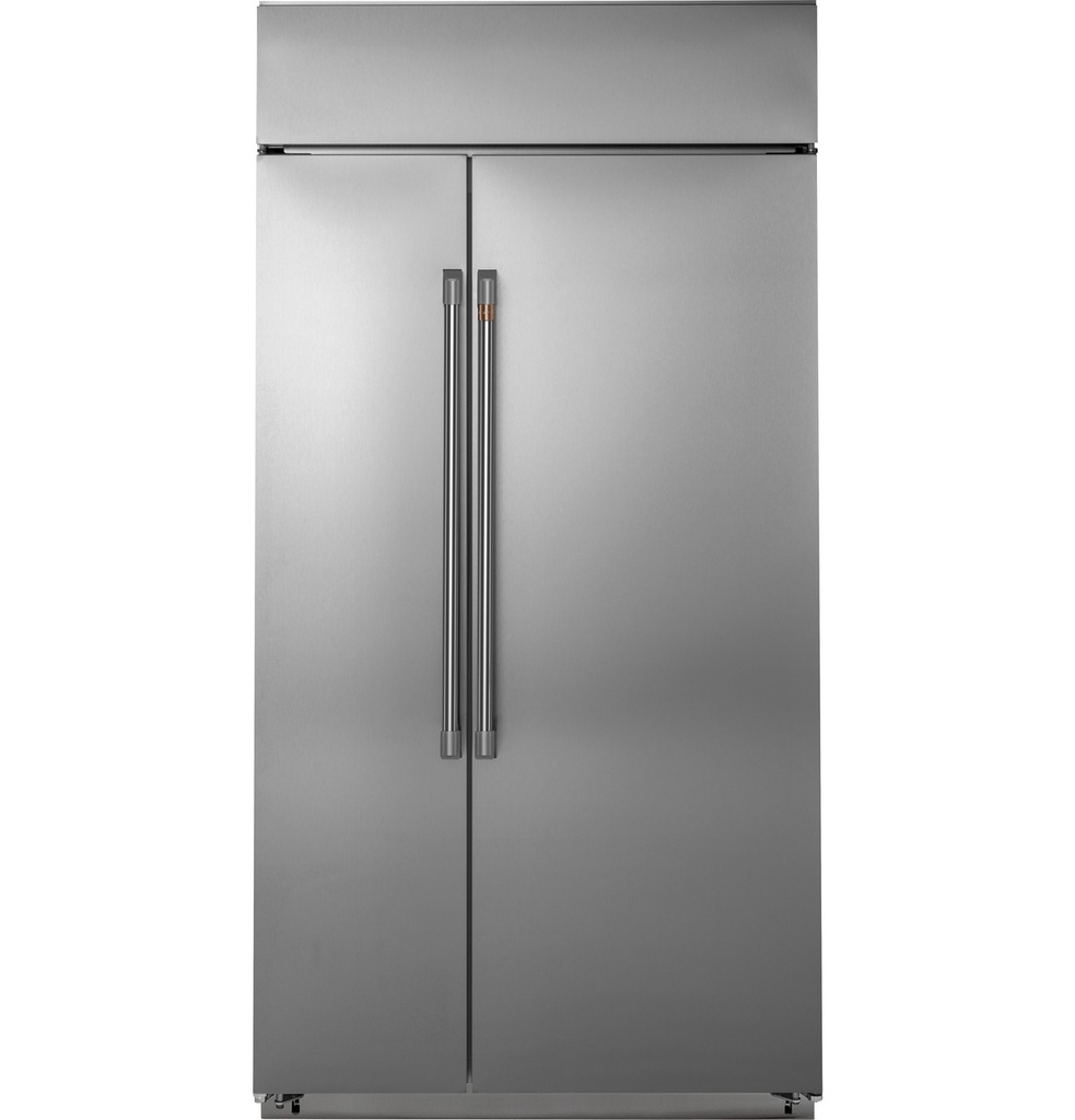 Cafe CSB42WP2NS1 42 inch Smart Built-In Side-by-Side Refrigerator with 25.1 Cu. Ft. Capacity in Stainless Steel