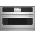 Cafe CSB923P2NS1 30 inch Smart 5-in-1 Electric Wall Oven with 1.7 cu. ft. Capacity, 240V Advantium Technology and 7 inch Full Color LCD Touch Control in Stainless Steel