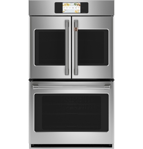 [CTD90FP2NS1] Cafe CTD90FP 30 inch Professional Series Smart French-Door Double Wall Oven with 10 cu. ft. Total Capacity, Convection, Self-Clean with Steam Clean Option (Stainless Steel)