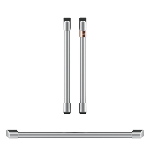 [CXWDFHKPMSS] Cafe CXWDFHKPM Handle Kit for 30 inch French Door Wall Oven (Brushed Stainless)