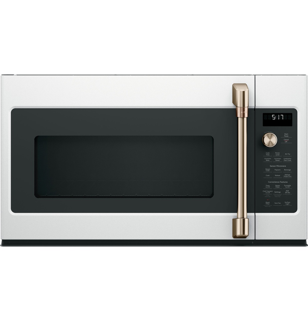 Cafe CVM517P 30 inch Convection Over-The-Range Microwave with 1.7 Cu. Ft. Capacity, 950 Cooking Watts, 300 CFM and Air Fry