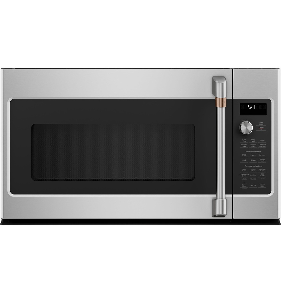 Cafe CVM517P 30 inch Convection Over-The-Range Microwave with 1.7 Cu. Ft. Capacity, 950 Cooking Watts, 300 CFM and Air Fry