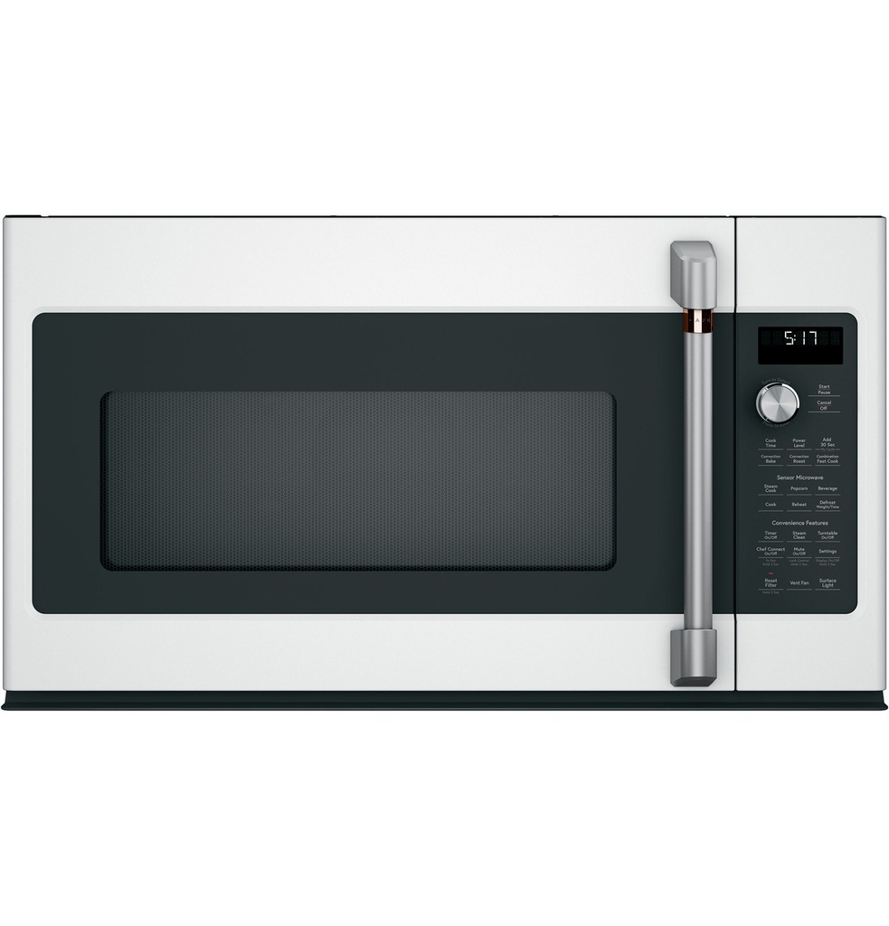 Cafe CVM521P2MS1 30 inch Over-The-Range Microwave with 2.1 Cu. Ft. Capacity, 400 CFM and Sensor Cook in Stainless Steel